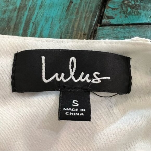 Lulus Favorite Flair White Lace Flounce Sleeve Dress Size Small Romantic - Picture 13 of 15